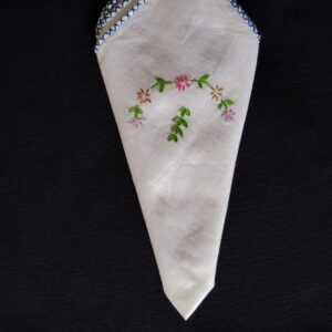 Handkerchief (Hand Embroidered)