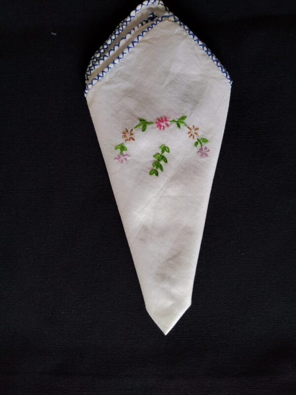 Handkerchief (Hand Embroidered)