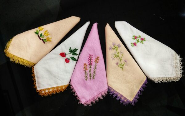 Handkerchiefs (Tatted Edging)
